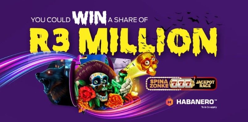 The Hollywoodbets Spina Zonke Jackpot Race Banner