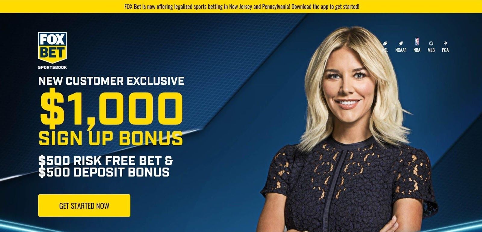 New customer exclusive sign up bonus that Fox Bet offers