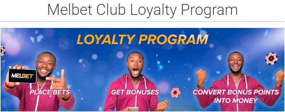 An image of the Melbet Nigeria loyalty program page