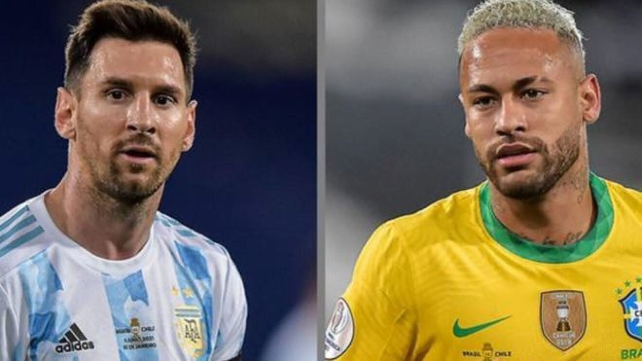Lionel Messi and Neymar Jr