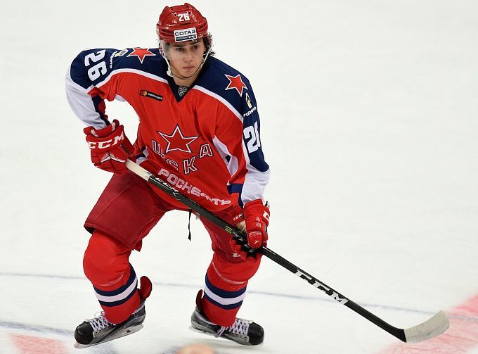 Hockey player Alexander Romanov
