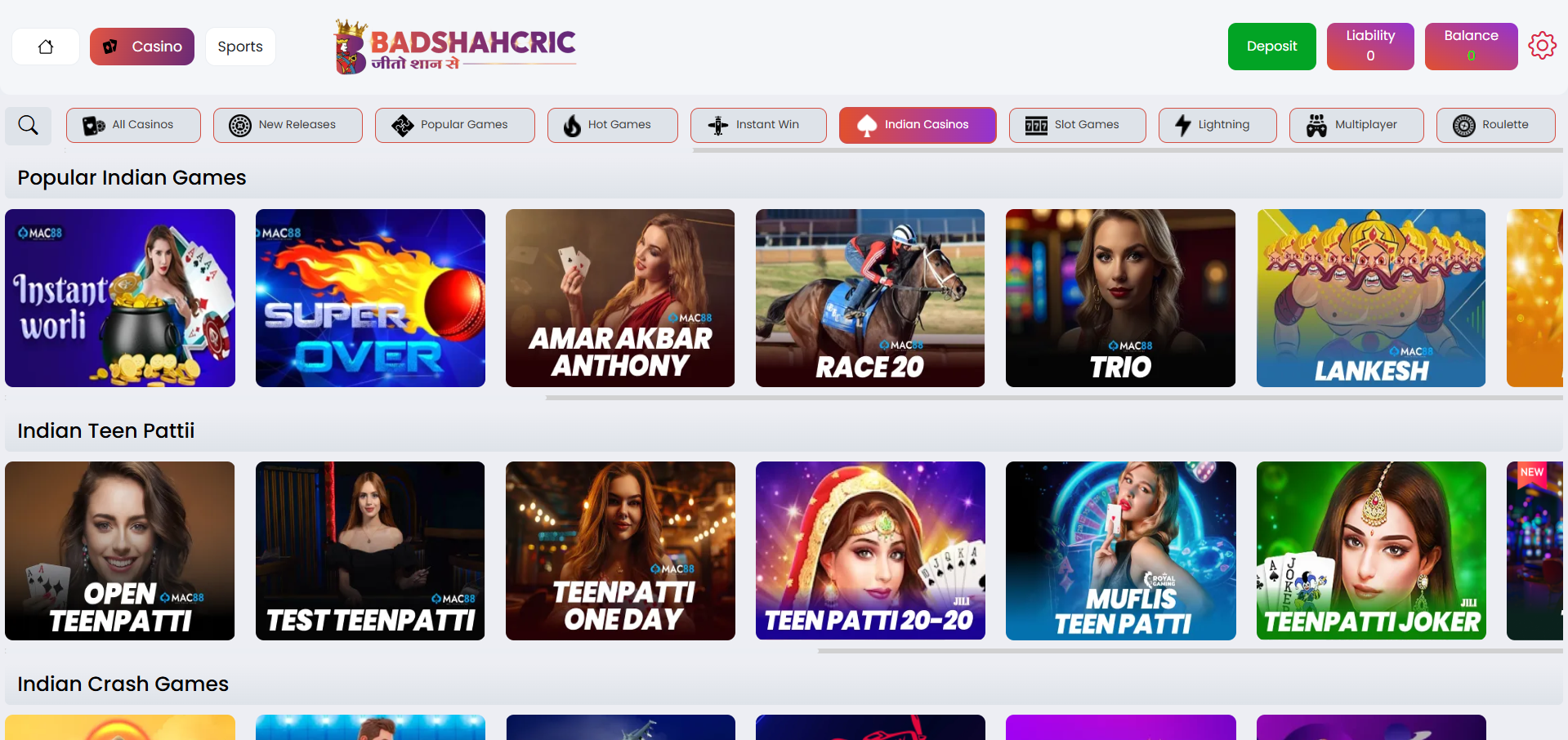 Badshahcric casino Badshahcric casino games