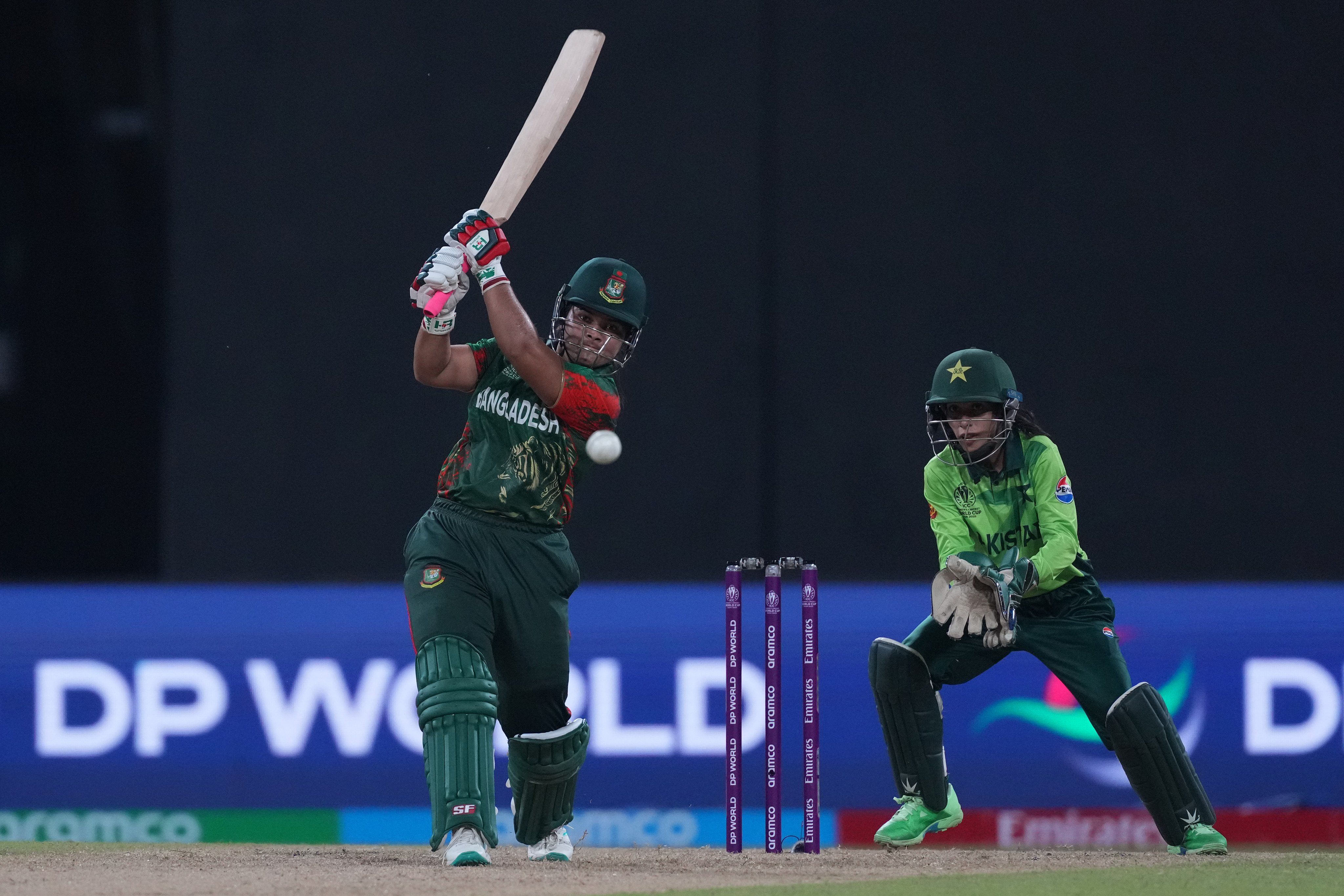 FINE KNOCK: Rubya Haider’ scores impressive fifty. @ICC/X