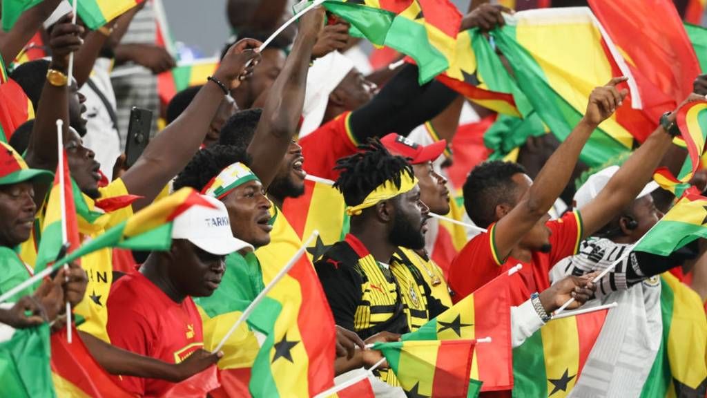 The Ghanian fans
