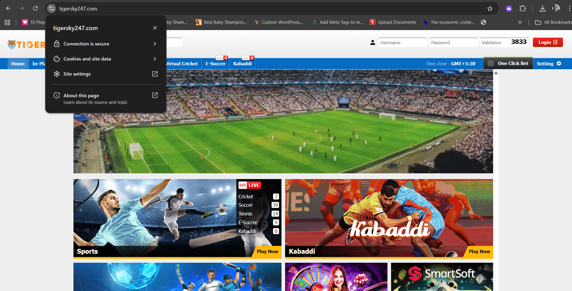 Official TigerExch links Links for TigerExch