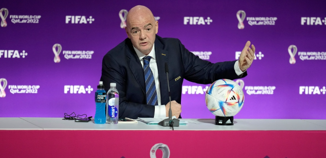 FIFA president Gianni Infantino