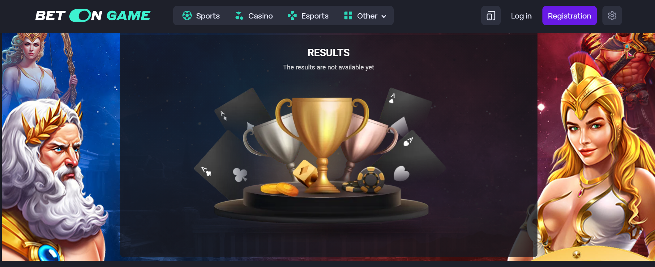 Drops & Wins 2025 Results Board BetOnGame Tournaments Page
