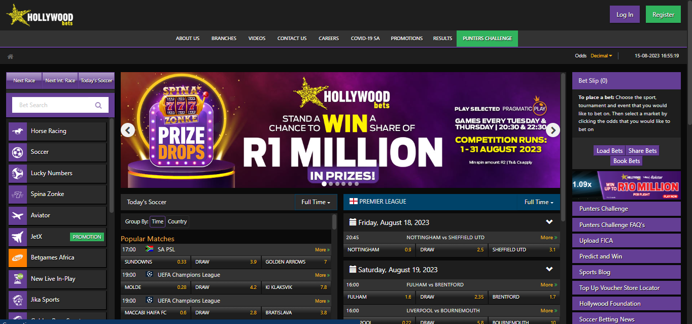 Hollywoodbets official website
