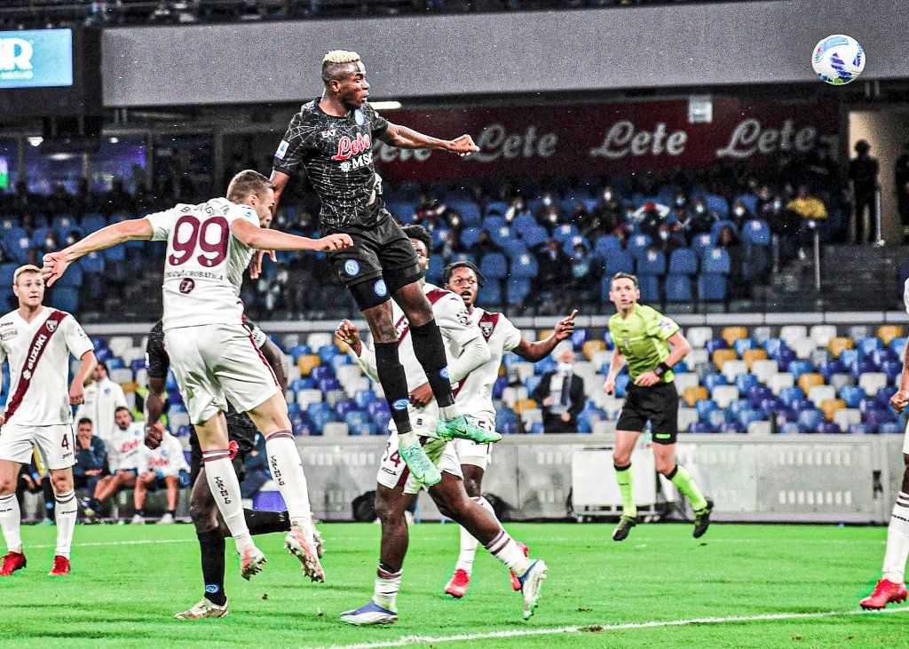 Victor Osimhen shows his destructiveness Victor Osimhen shows his destructiveness
