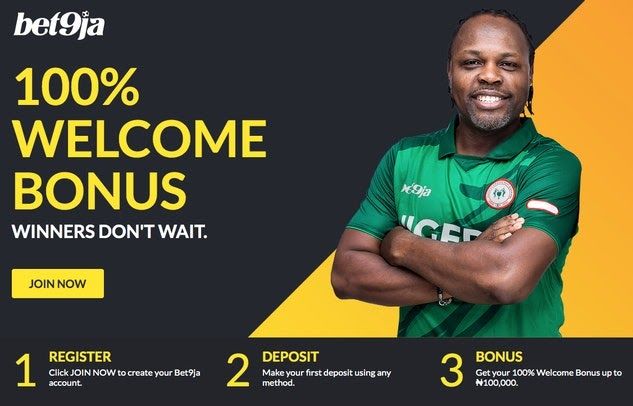 Bet9ja 100% Welcome Bonus