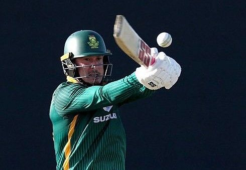 Matthew Breetzke hits a shot on way to his half-century in the second ODI against Australia in Mackay, Australia. @ Proteas Men/X Matthew Breetzke hits a shot on way to his half-century in the second ODI against Australia in Mackay, Australia. @ Proteas Men/X