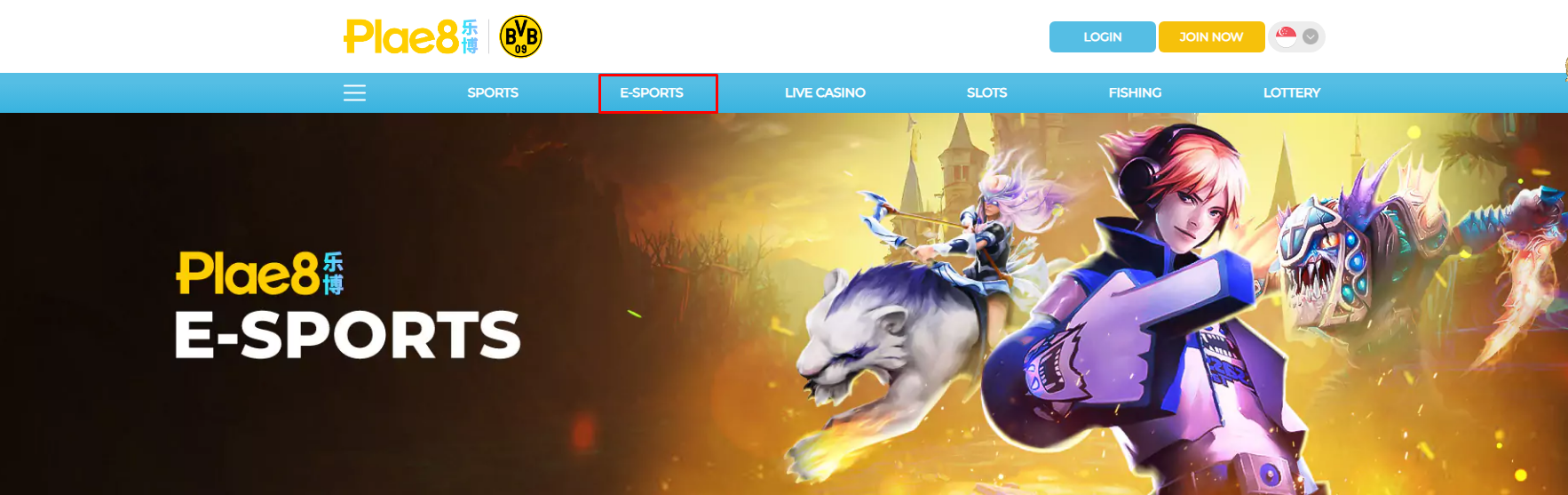 Plae8 Esports Singapore Singapore Esports Betting Sites