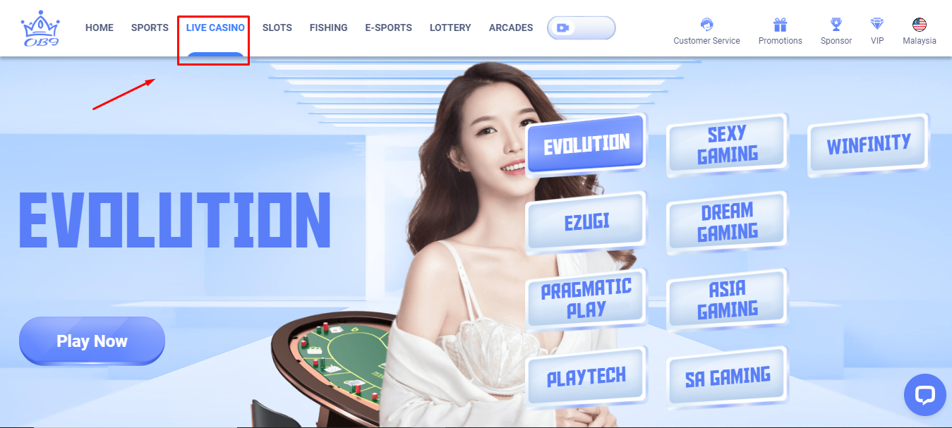 OB9 Live Casino OB9 Live