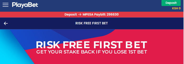 Playabet offers a risk-free first bet