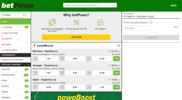 betpawa popular bets