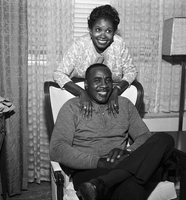 Sonny Liston with his wife Geraldine