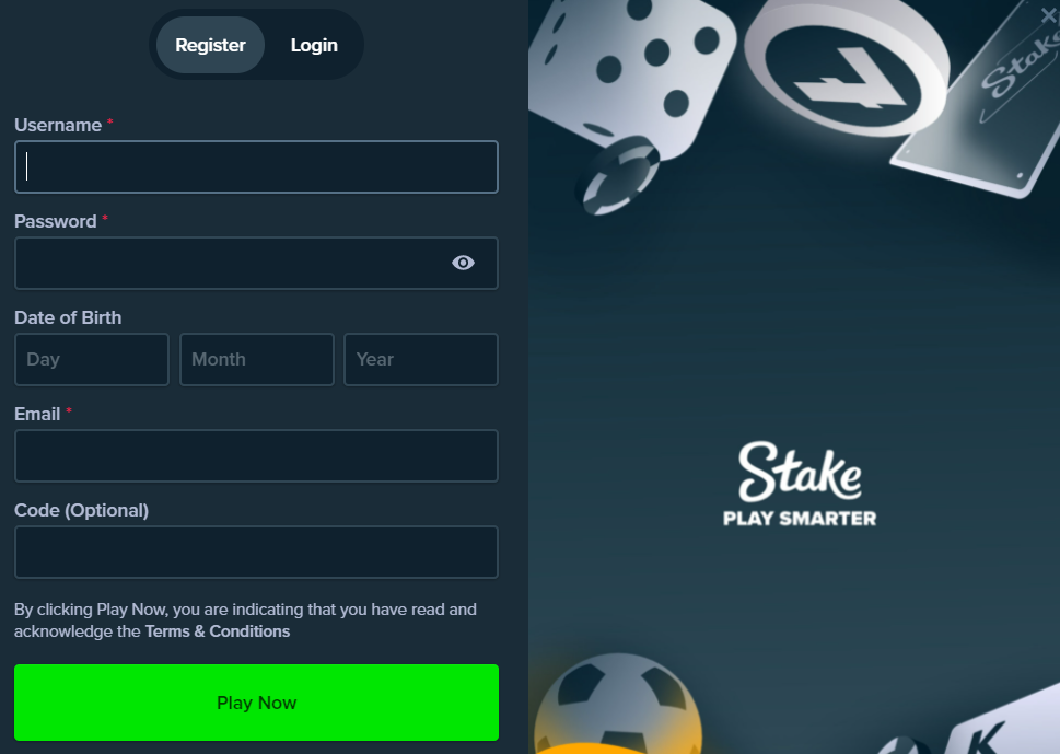 Stake Sportsbook Sign-Up Process Overview of Stake Registration Process