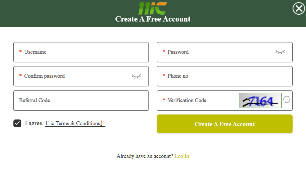 11ic registration form