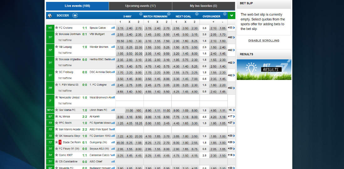 forzza mobile betting