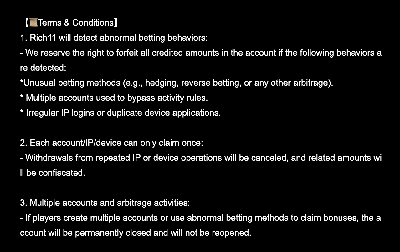 Bonus Terms & Conditions Bonus Terms & Conditions