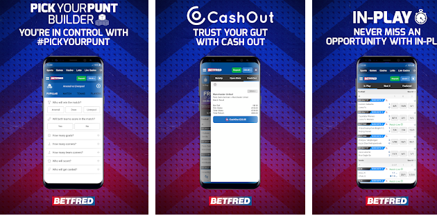 Betfred app features