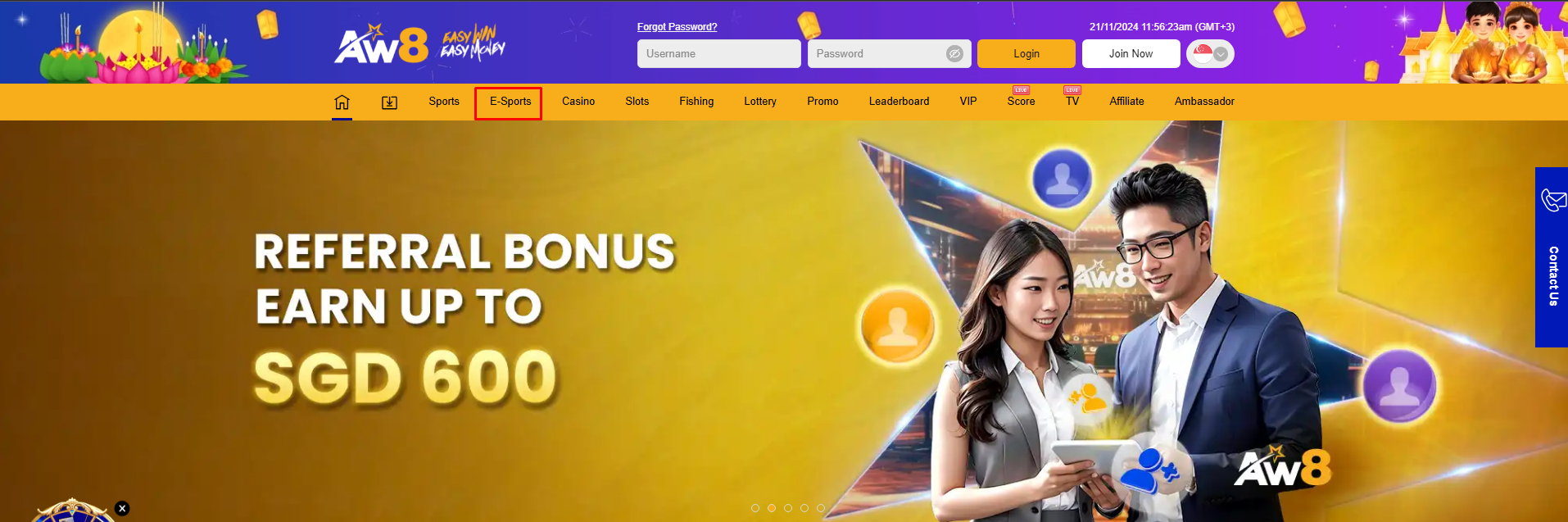 AW8 Singapore Esports Esports Sites Singapore