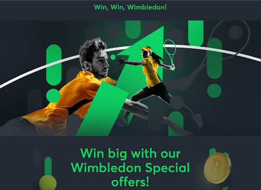 An image of the Win, Win, Wimbledon bonus special offer