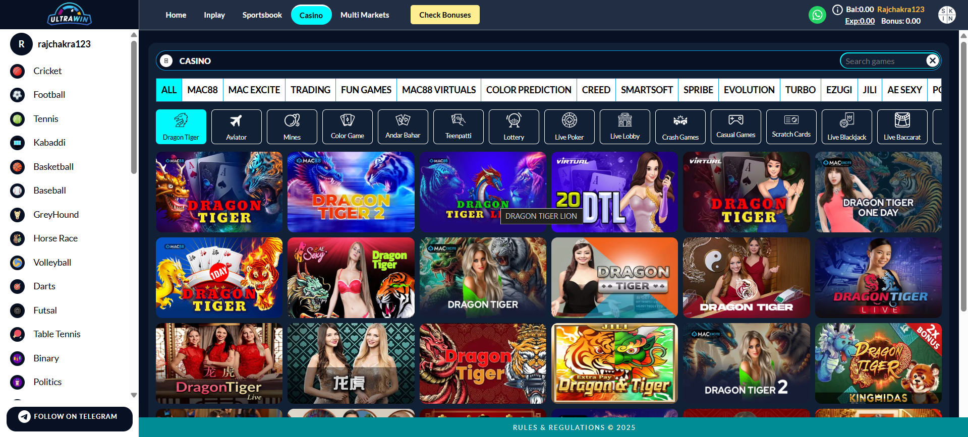 Ultrawin casino Casino on Ultrawin