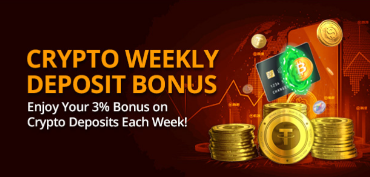 96Ace Crypto Weekly Deposit Bonus 96Ace Asia Crypto Weekly Deposit Bonus