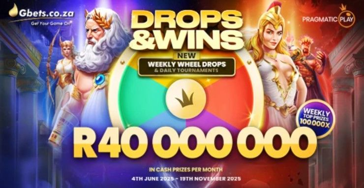 Drops & Wins R40M Gbets Promotions