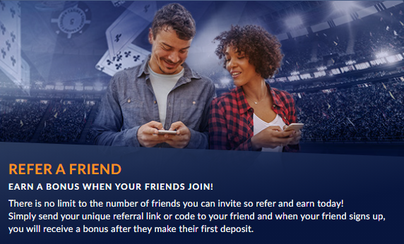 Image of the SIA sportsbook refer a friend bonus