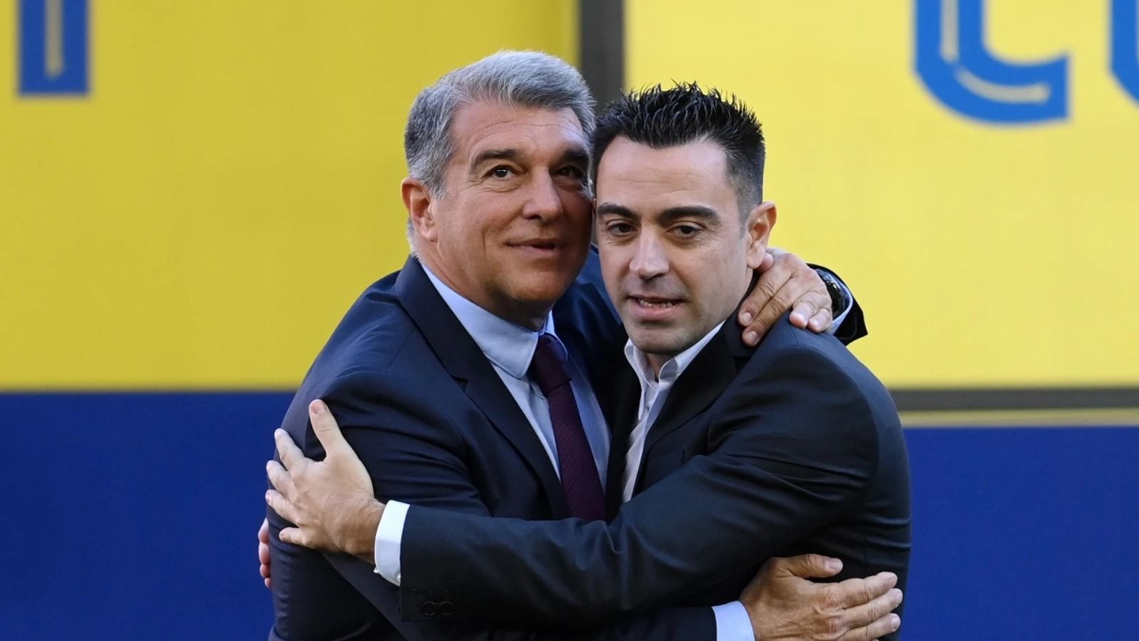 Xavi y Laporta