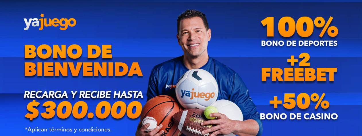 Bonus de ingreso actual de Yajuego disponible para usuarios colombianos