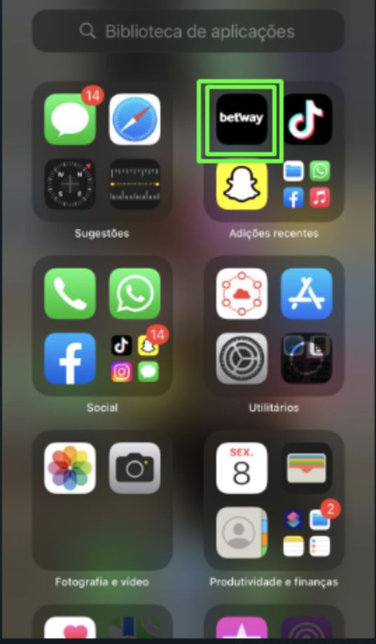 Betway iOS nas aplicações para iPhone