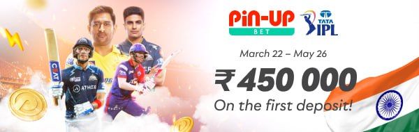 Pin-Up Bet India First Deposit Bonus up to 450,000 INR