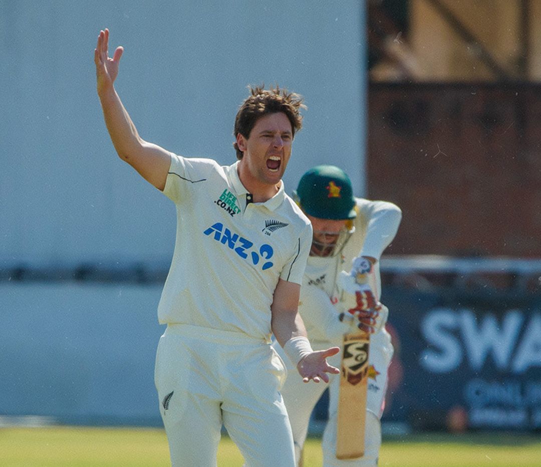 ON A ROLL: Matt Henry shines with ball. @Blackcaps/X ON A ROLL: Matt Henry shines with ball. @Blackcaps/X