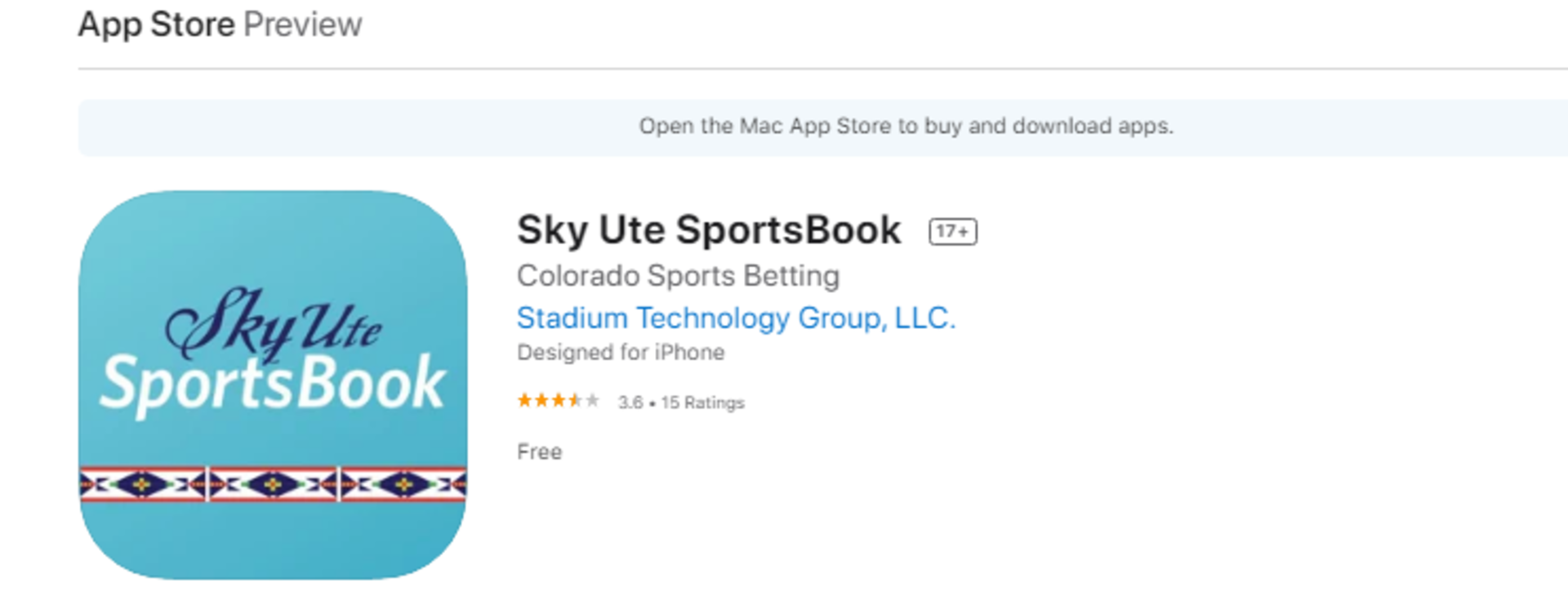 Sky Ute Sportsbook app download for iOS