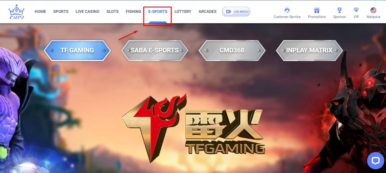 eSports OB9 eSports Section