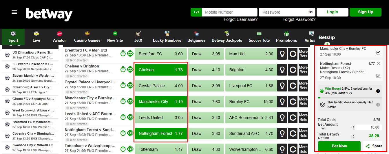 How to Always Win on Betway