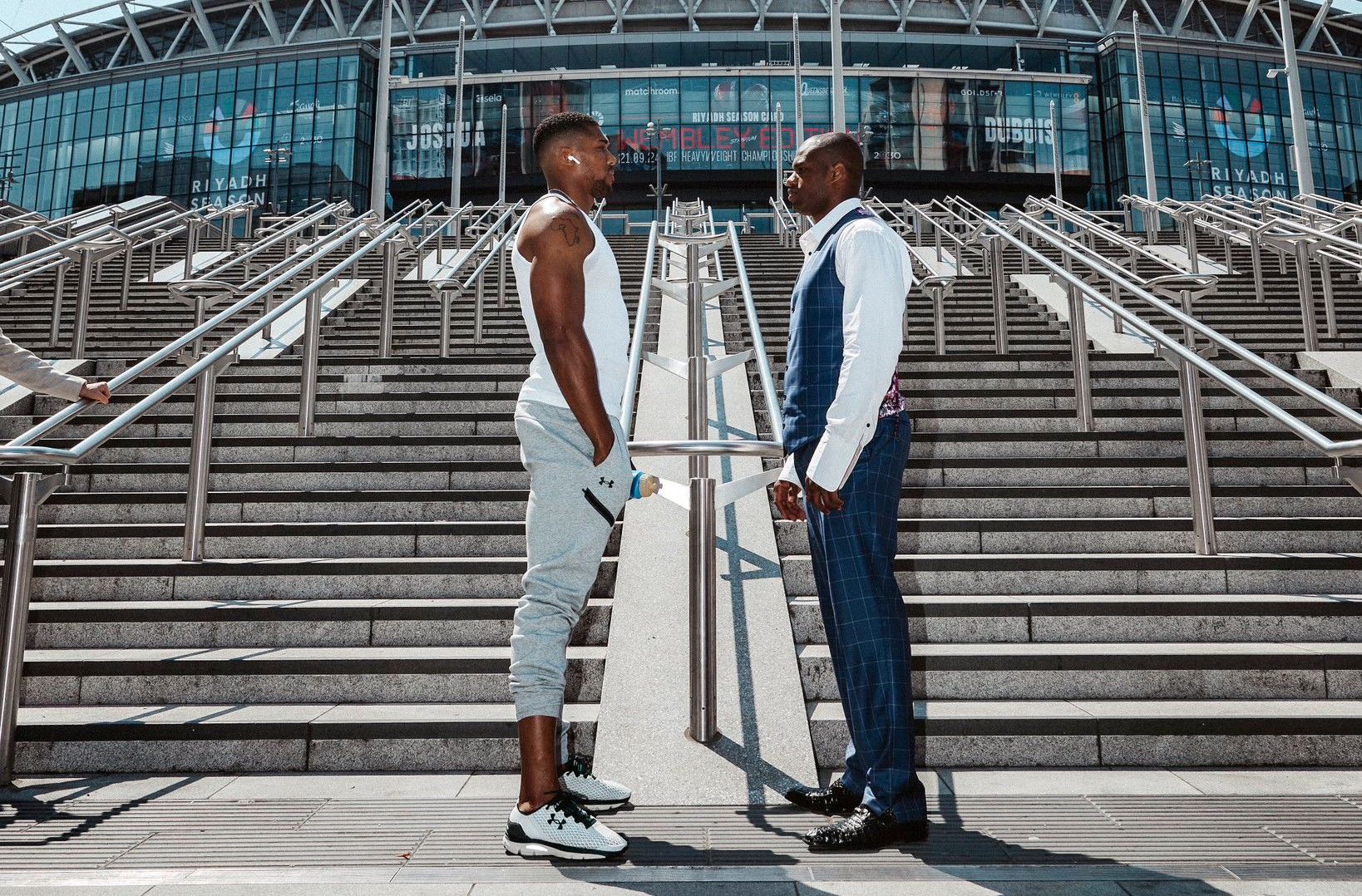 Anthony Joshua y Daniel Dubois. Anthony Joshua y Daniel Dubois.