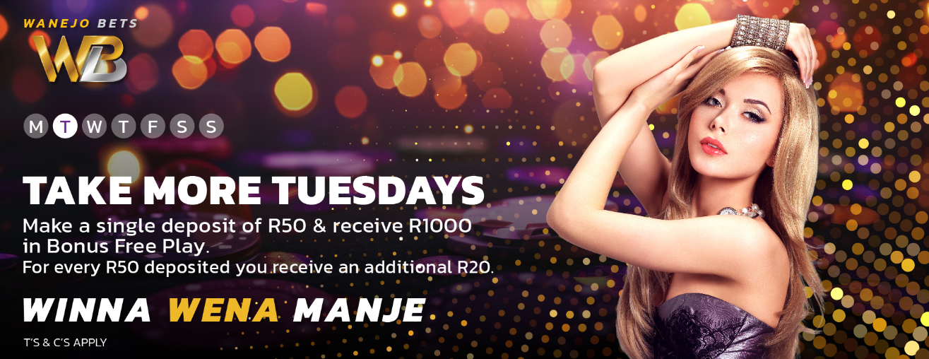 WanejoBets Take More Tuesday WanejoBet Tuesday Bonus