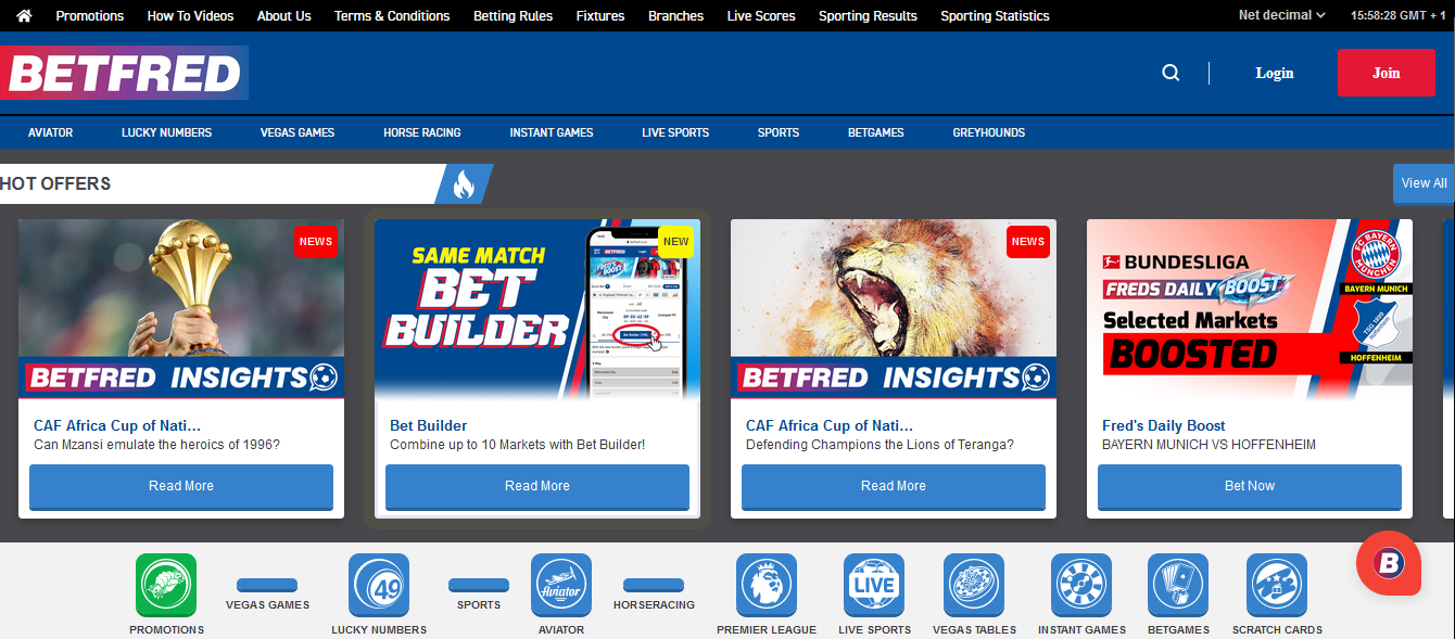 Image of Betfred Features Page