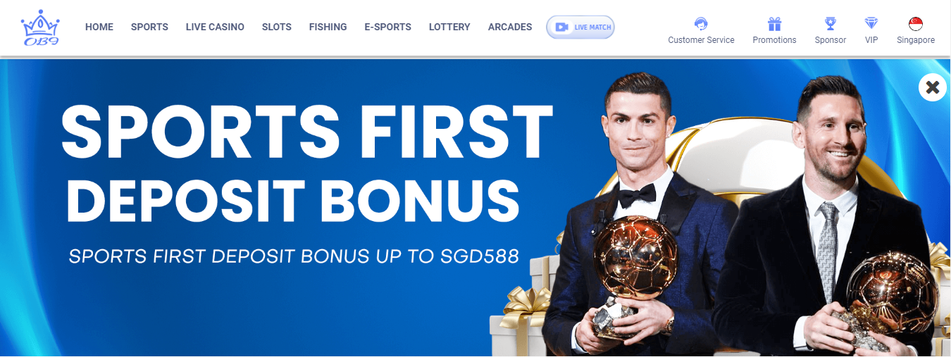 OB9 Sports Bonus OB9 Sports Deposit Bonus