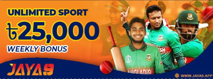 Jaya9 Sport Weekly Reload Bonus Banner