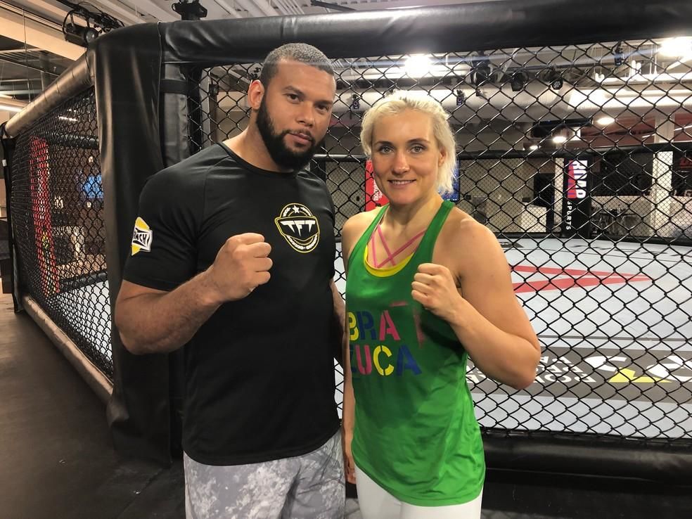 Thiago Santos and Yana Kunitskaya Thiago Santos and Yana Kunitskaya