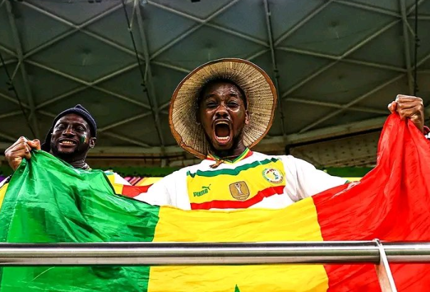 Senegalese fans Senegalese fans