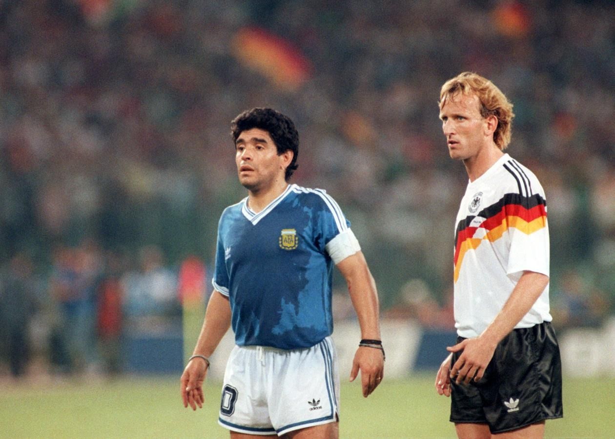 Brehme y Maradona