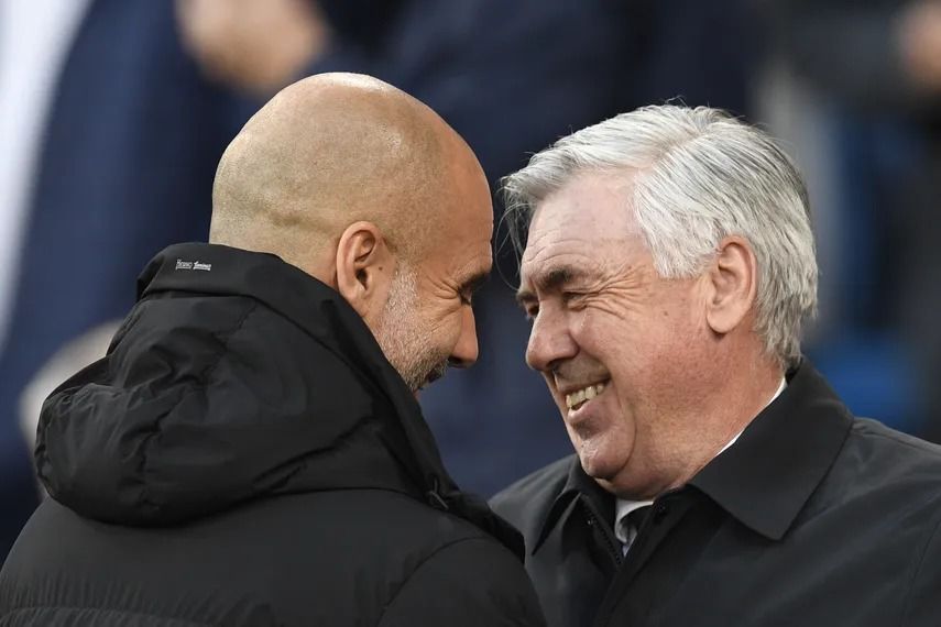 Guardiola y Ancelotti