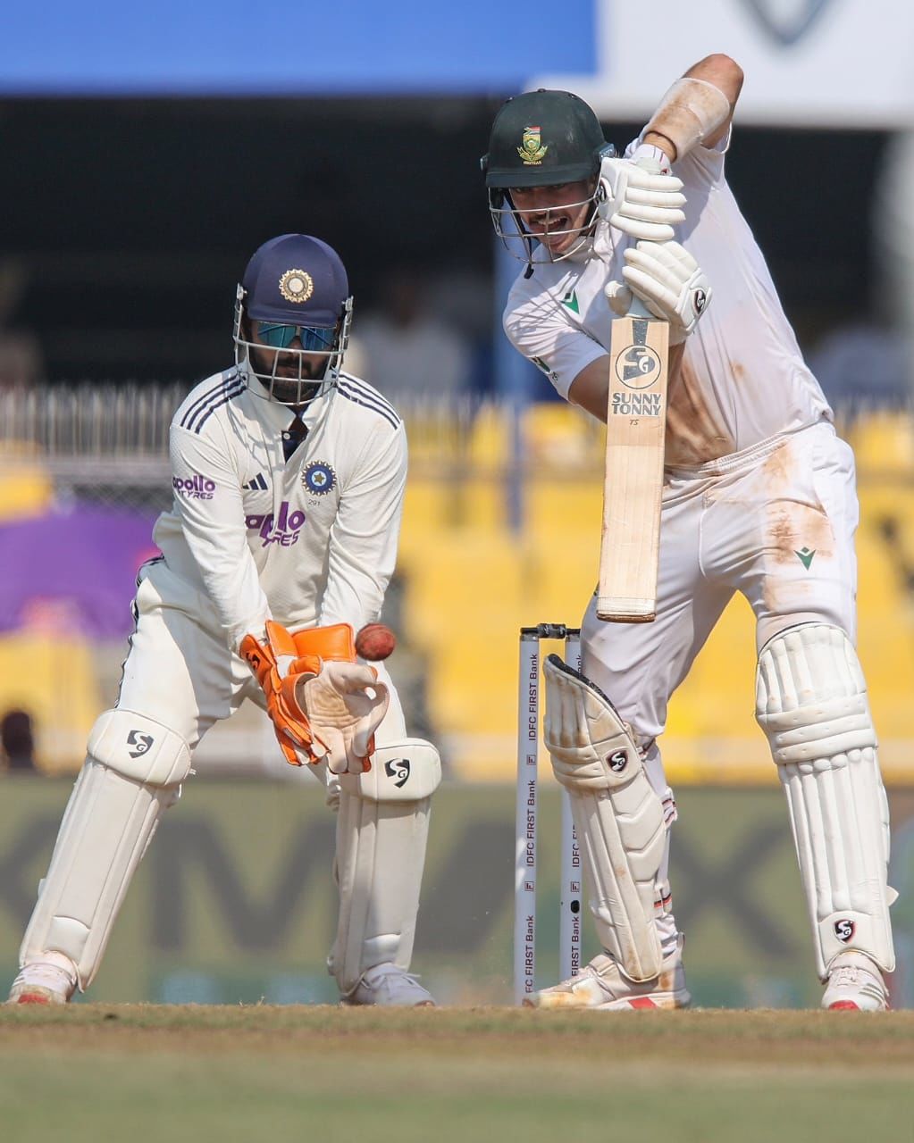 ristan Stubbs in action during his knock of