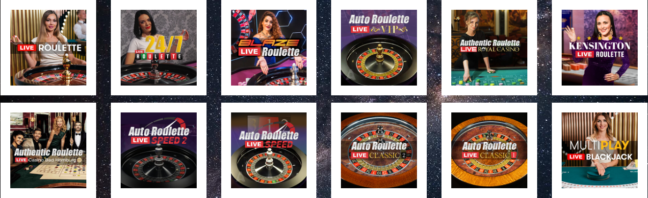 Image of Hollywoodbets Live Casino Page